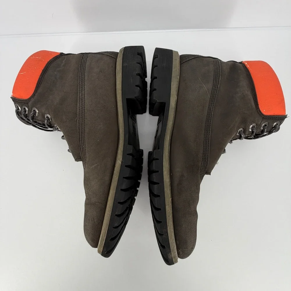 Timberland Premium 6 Inch Boots Mens 11M Brown Orange 400g PrimaLoft
